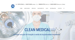 Desktop Screenshot of cleanmedical.com.br